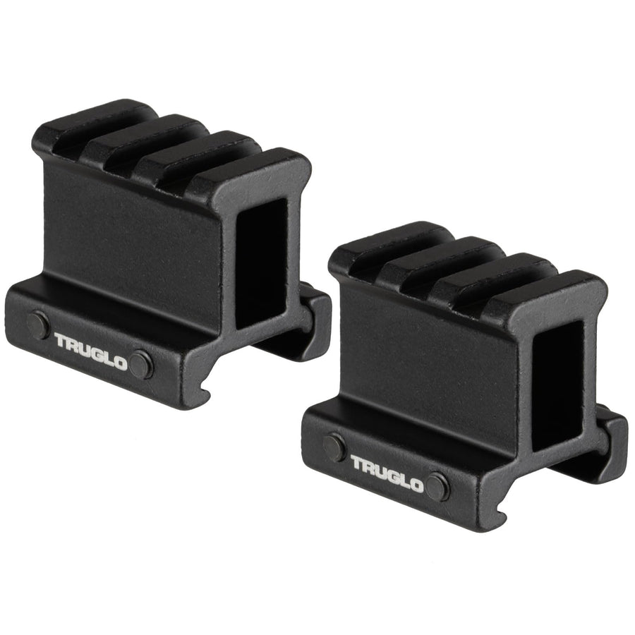 1" TRUGLO Picatinny Riser Mount Adapter 2 Piece