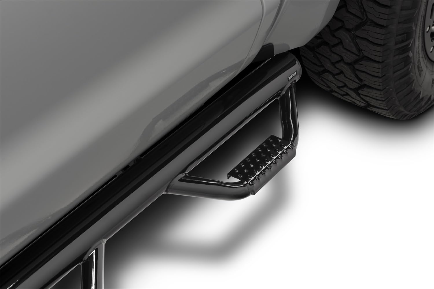 N-Fab Steps Nerf | Gloss Black, Cab Length | F9973QC | Fits 1999-2016 Ford F-250 / F-350 Super Duty SuperCab All Beds, SRW / DRW Gas / Diesel