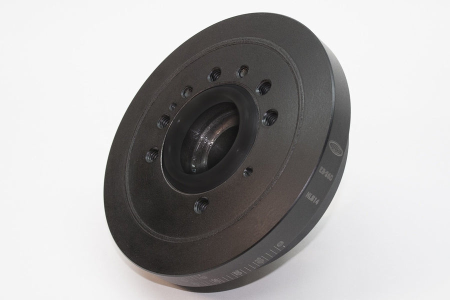 2328951 PRW Engine Parts Hiperf Sportsman Damper,6.40in Od Ext Balance,Laser Etched Blk