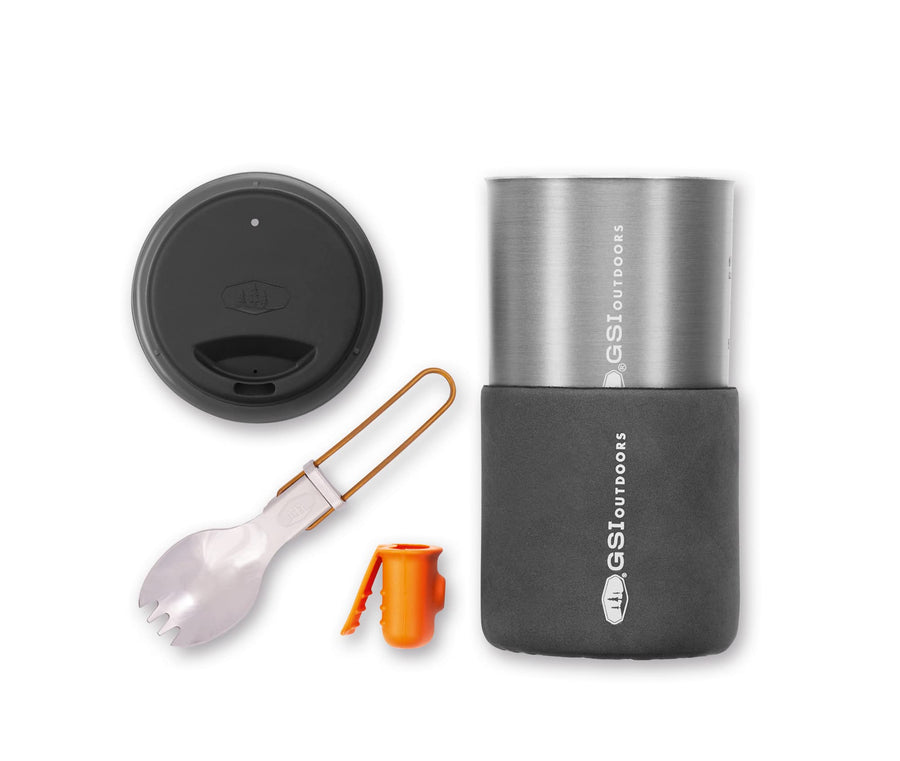Halulite GSI Outdoors Minimalist, Ultralight Backpacking Cooking and Eating Set