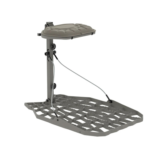 Echo NOVIX Lightweight Hang On Tree Stand - Cast Aluminum Platform Lock On Tree Stand, Adjustable Seat - Hunting Tree Stands & Accessories. USA Made, Classic