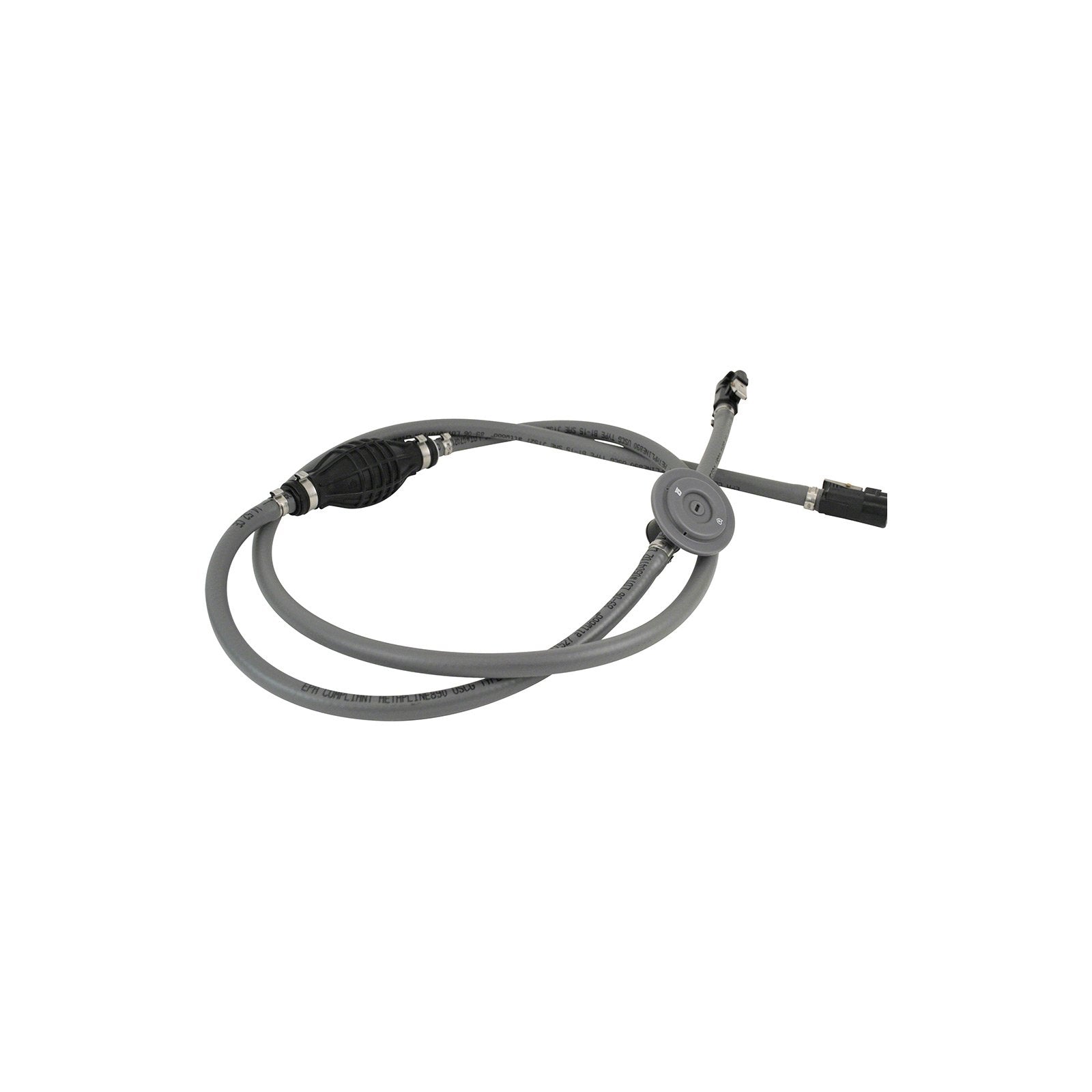 Attwood Fuel Line Assembly Universal Kit Without Tank Fitting, 6-Feet x 3/8-Inch