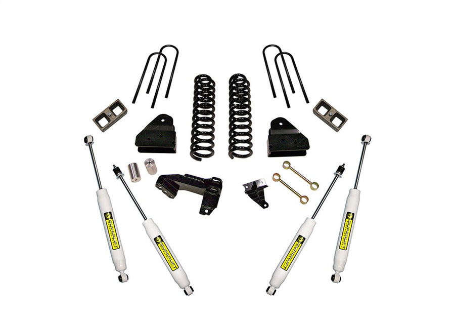 SUPERLIFT SUSPENSION RealTruck 4" Lift Kit for Ford F-250/F-350 | Complete Lift Kit with Front & Rear Shadow Series Shocks | K854 | Fits 2008-2010 Ford F-250 / F-350 Diesel Engine