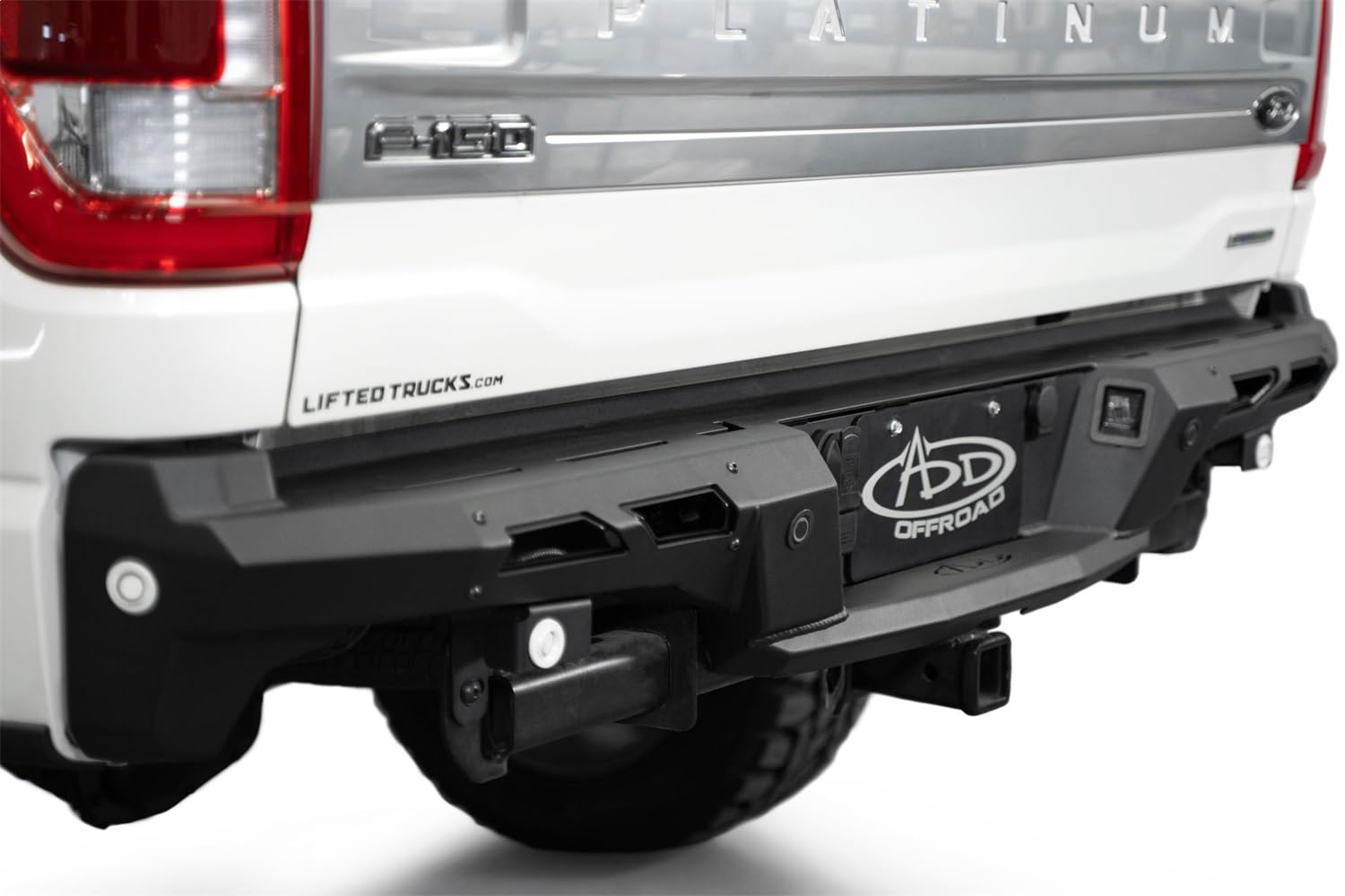 Addictive Desert Designs R19020NA0103 - Addictive Desert Designs Black Label Rear Bumper Fits 21-24 Compatible with/Replacement for F-150