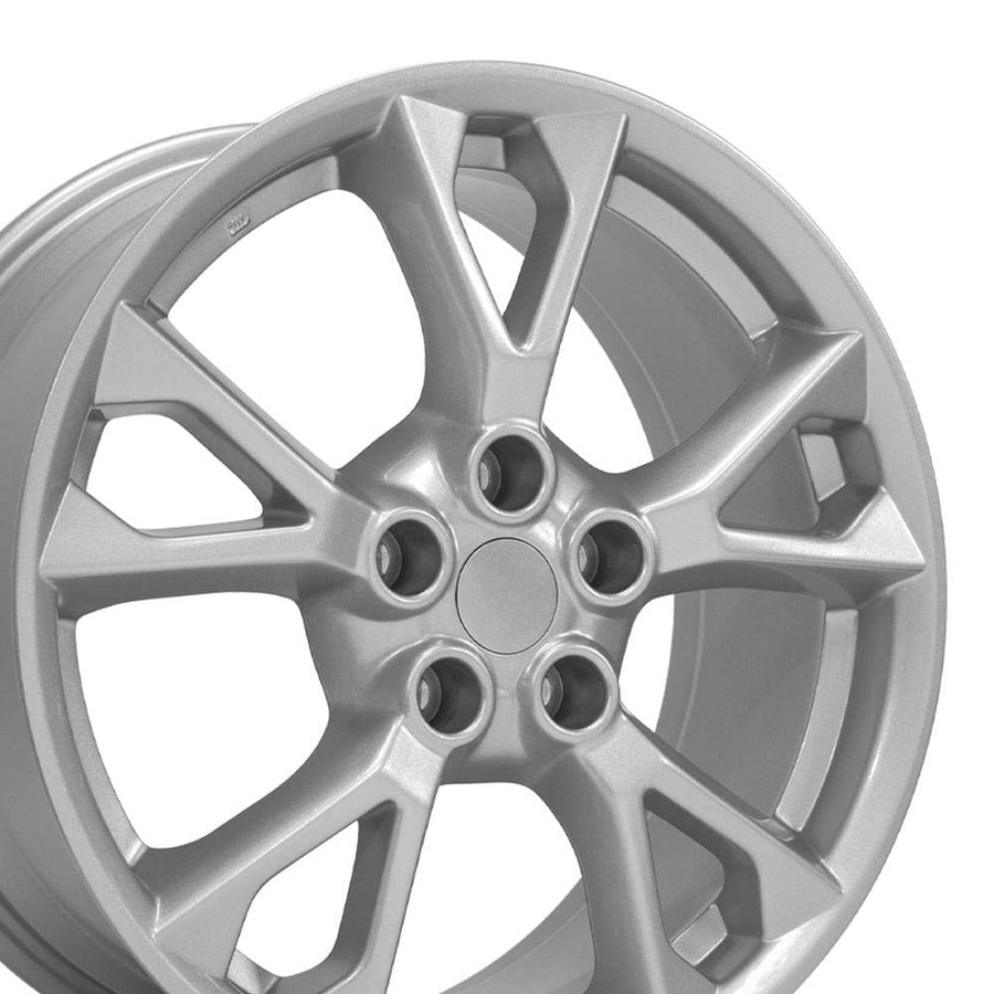 NS21-18080-5450-50S OE Wheels LLC Silver Wheel Painted (18 x 8. inches /5 x 114 mm, 50 mm Offset)