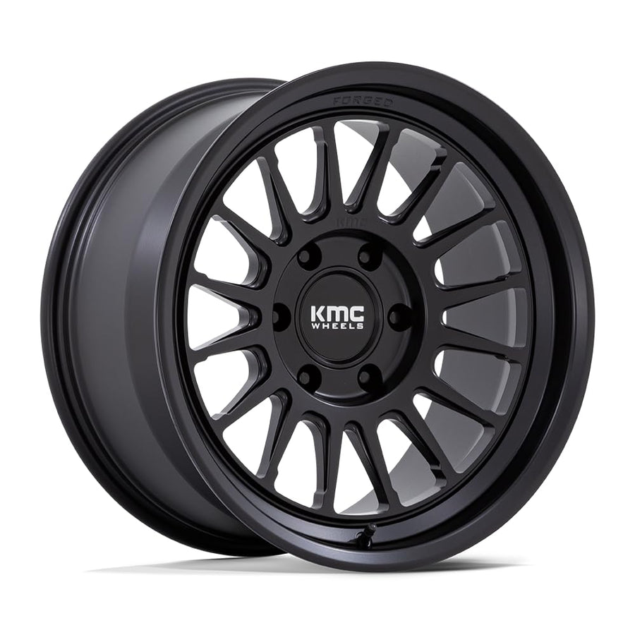 KMC MONOBLOCK IMPACT FORGED 18X9 6X1355.71 18mm SATIN BLACK - KM447MX18906318