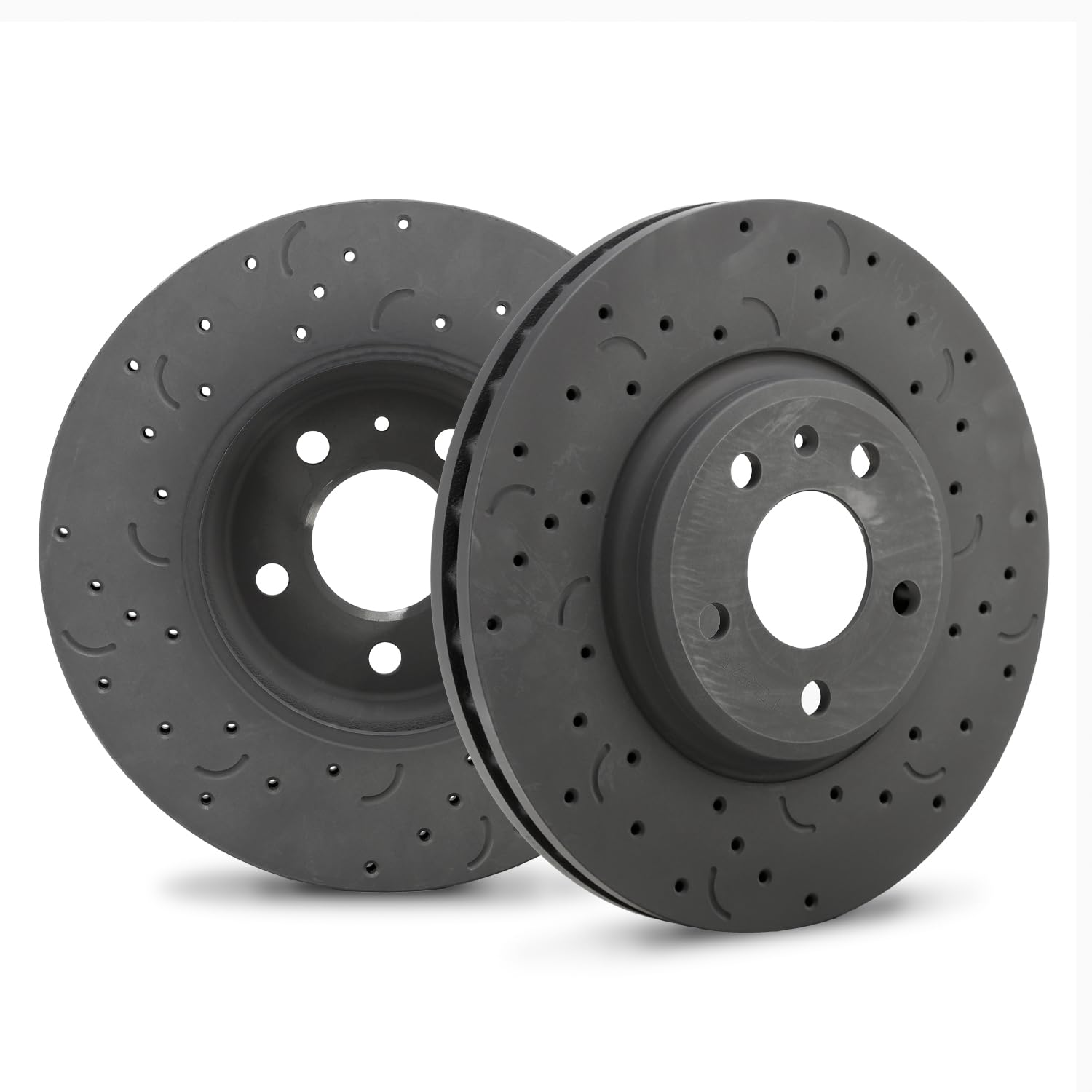 Hawk Performance Cross-Drilled and Slotted HTC4852 Talon Rotors