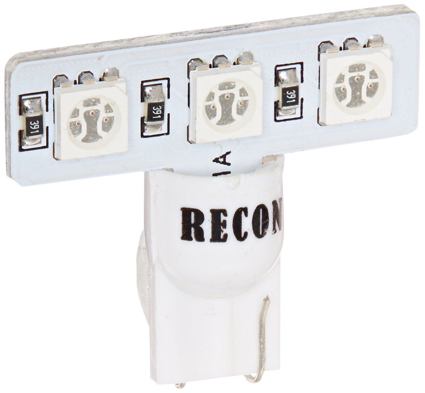 RECON - Fits 1999-2016 F250 F350 F450 F550 Super Duty 1999-2016 T10 3- Watt Cab Light White LED Bulbs - (5 Piece Kit) (Amber LED)