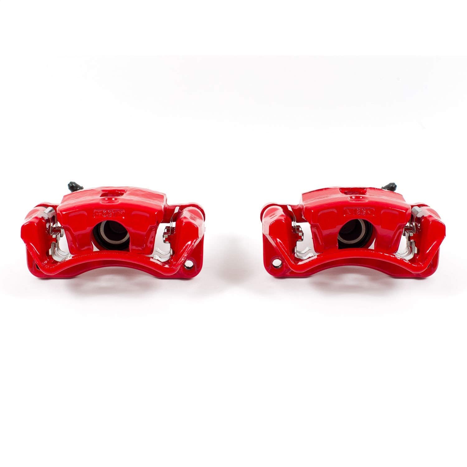 Power Stop S1692 Performance Caliper Red Powder-Coated For Chrysler Sebring, Dodge Avenger, Dodge Stratus, Eagle Talon, Mitsubishi Eclipse, Mitsubishi Galant, Mitsubishi Galant [Model Specific]