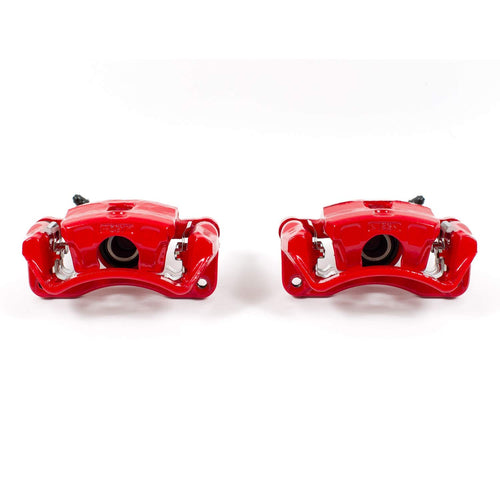 Power Stop S1692 Performance Caliper Red Powder-Coated For Chrysler Sebring, Dodge Avenger, Dodge Stratus, Eagle Talon, Mitsubishi Eclipse, Mitsubishi Galant, Mitsubishi Galant [Model Specific]