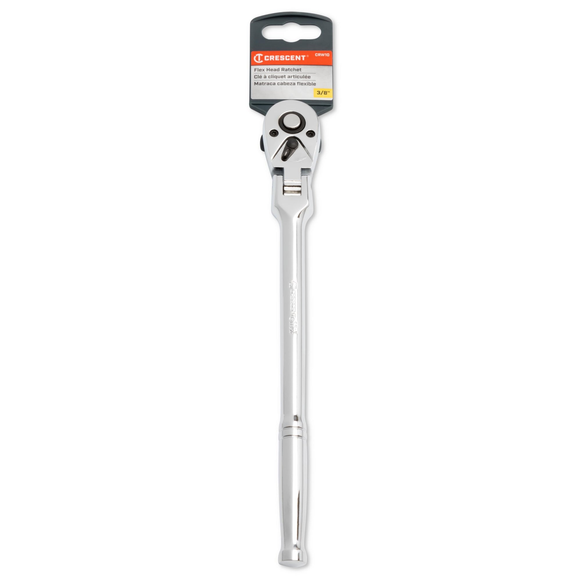 Crescent 72 Tooth 3/8" Drive Quick Release Flex Head Teardrop Ratchet 11-1/4" - CRW10