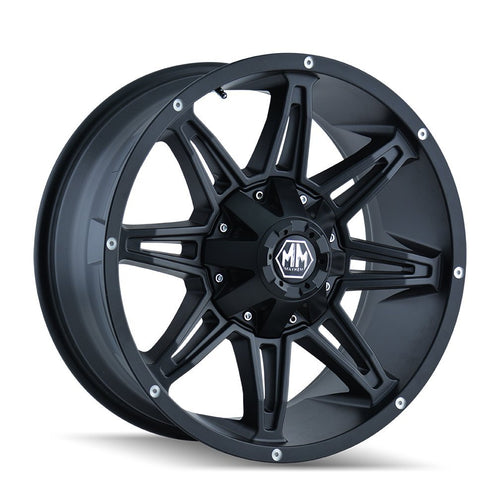 Rampage Mayhem 8090 Wheel with Matte Black Finish (18x9"/10x114.3mm)