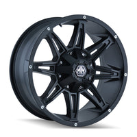 Rampage Mayhem 8090 Wheel with Matte Black Finish (18x9"/12x139.7mm)