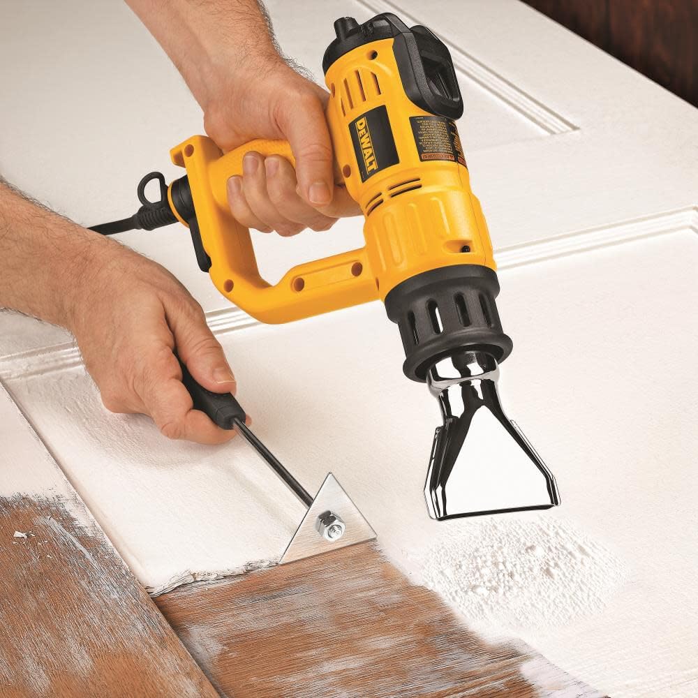 DEWALT Heat Gun with Hard Case/Accessory Kit & LCD Display (D26960K), Yellow
