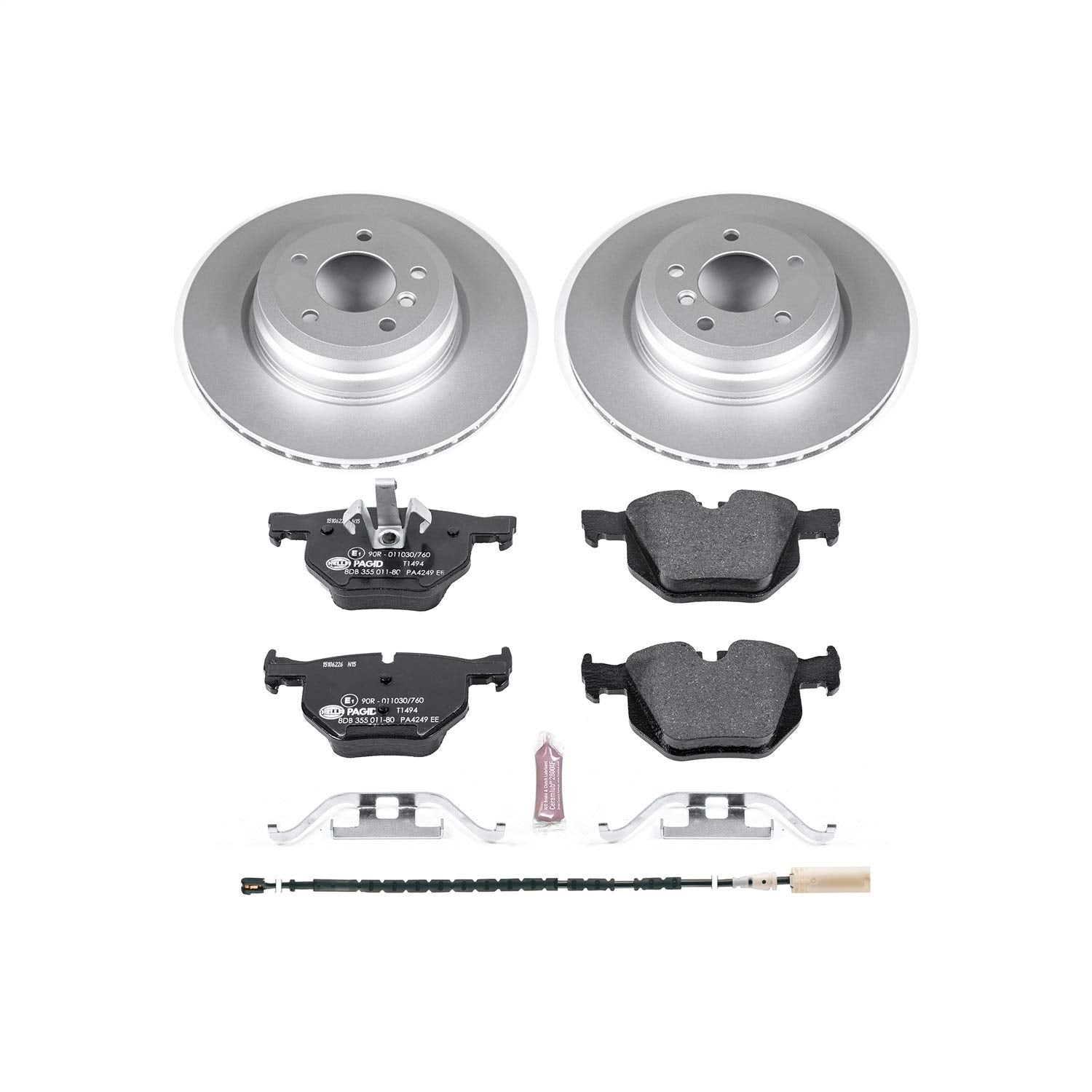 Power Stop ESK5982 Euro-Stop Rear Brake Kit For BMW 335d 2011, BMW 335i 2011-2013, BMW 335i xDrive 2011-2013, BMW 335is 2011-2013 [Model Specific]