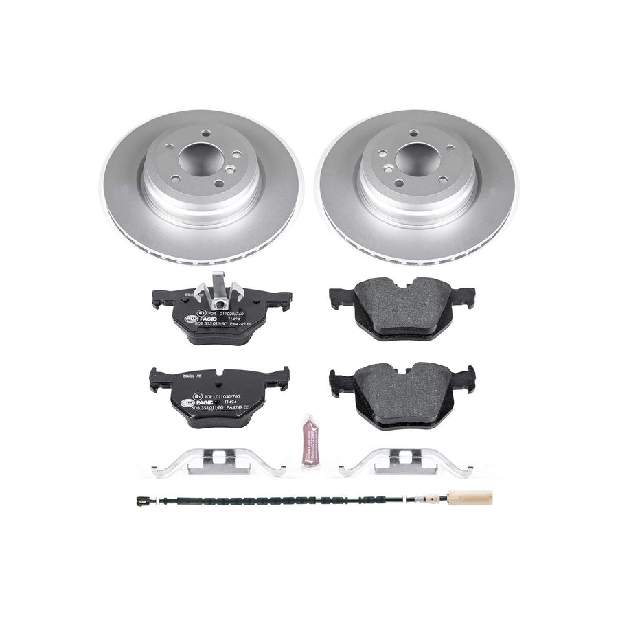 Power Stop ESK5982 Euro-Stop Rear Brake Kit For BMW 335d 2011, BMW 335i 2011-2013, BMW 335i xDrive 2011-2013, BMW 335is 2011-2013 [Model Specific]