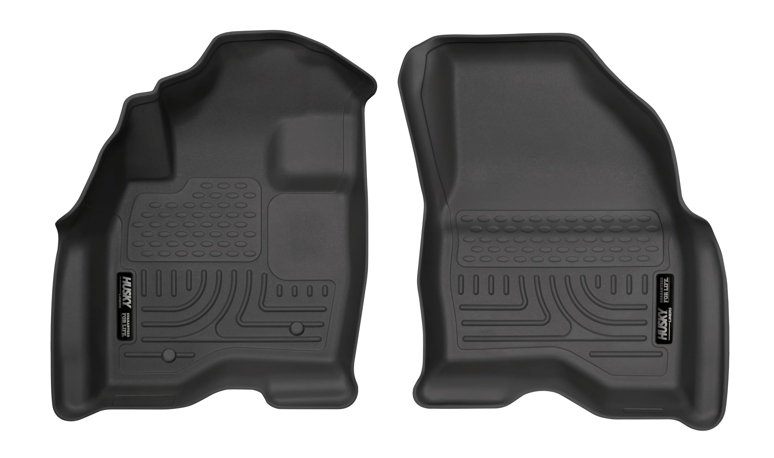 Weatherbeater Husky Liners Floor Mats | Fits 2011-2014 Ford Explorer | Front Row, 1-pc Black - 17041