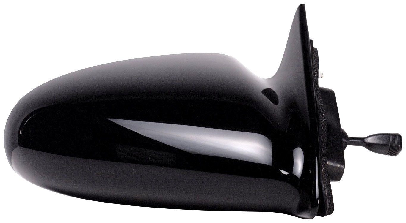 Fit System Mirror Passenger Side for Geo Prizm, Black, Non-Foldaway, Manual