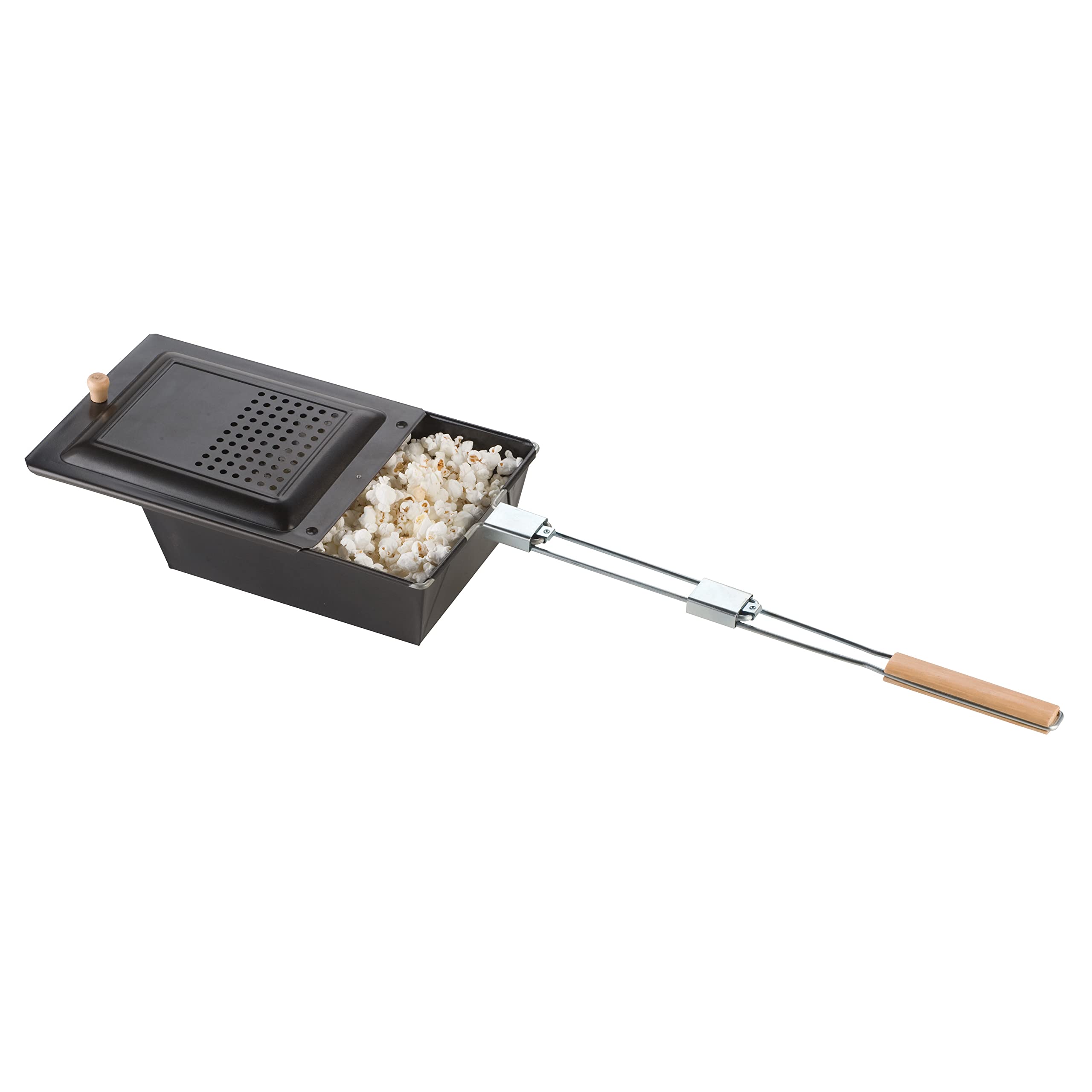 Coleman Popcorn Popper for Campfires, Over Fires Cooks up to 2 Quarts of Popcorn