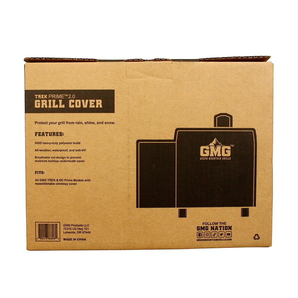 Green Mountain Grills Trek & DC Prime Models Cover Weather Resistant GMG-6043, Black