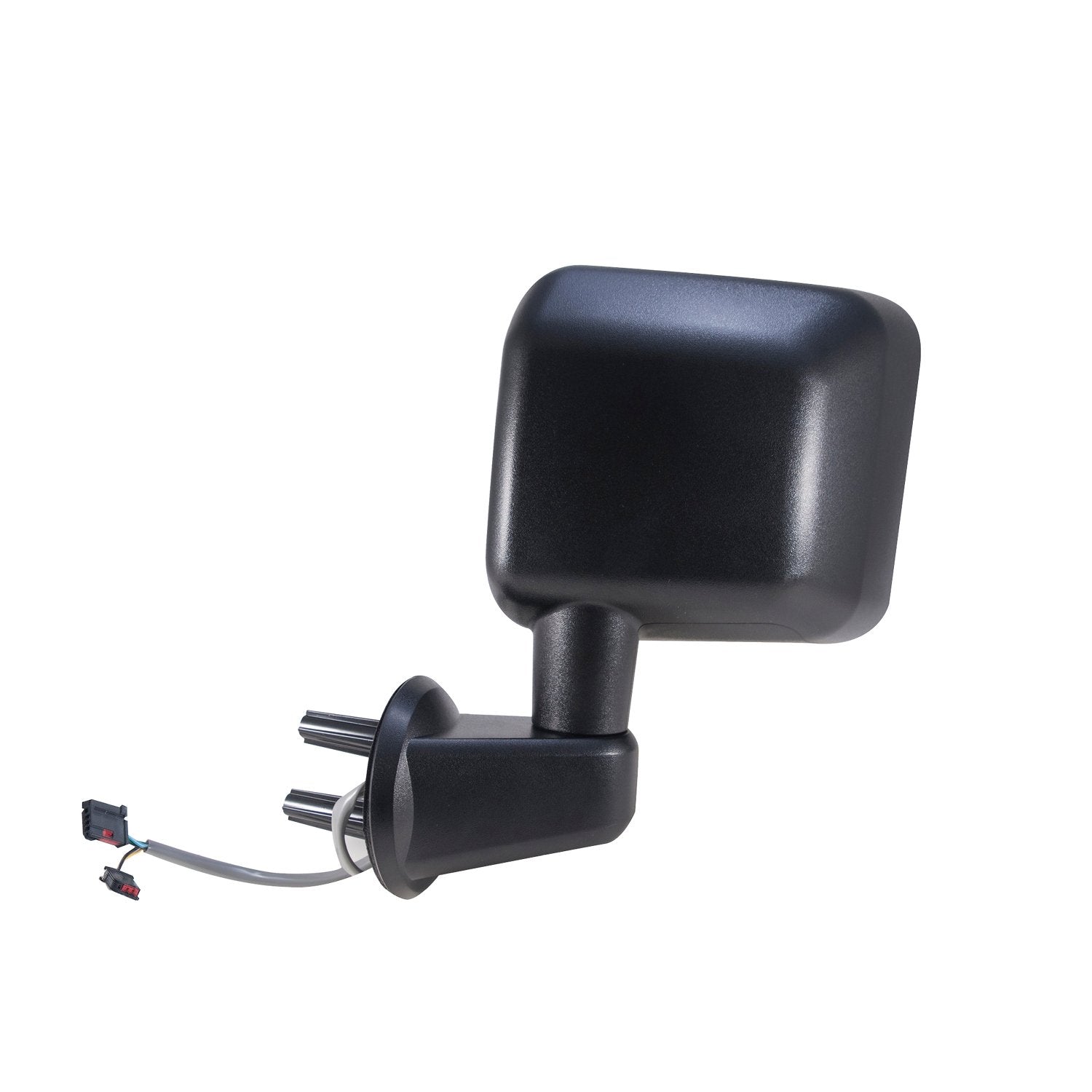 Fit System Mirror Driver Side for Jeep Wrangler, Wrangler JK, Textured Black, Foldaway, Heated Power