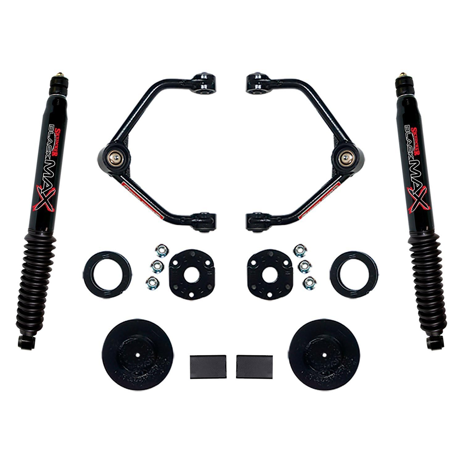 Skyjacker Suspension Lift Kit R1930PB; 3 in. Lift; Black Max Shocks;