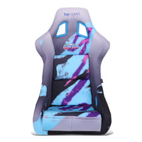NRG Innovations Left, Right Front Prisma Fixed Back Bucket Racing Seat Compatible With Vehicle with Aftermarket Seat Brackets, 24" W X 36" H X 18" D, NRG-FRP-302-RETRO