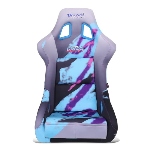 NRG Innovations Left, Right Front Prisma Fixed Back Bucket Racing Seat Compatible With Vehicle with Aftermarket Seat Brackets, 24" W X 36" H X 18" D, NRG-FRP-302-RETRO