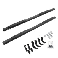 Go Rhino 4" Sidesteps & Brackets OE Xtreme | Cab Length, Galvanized Steel, Textured Black | 684443280T | Fits 2024 Toyota Tacoma Double Cab