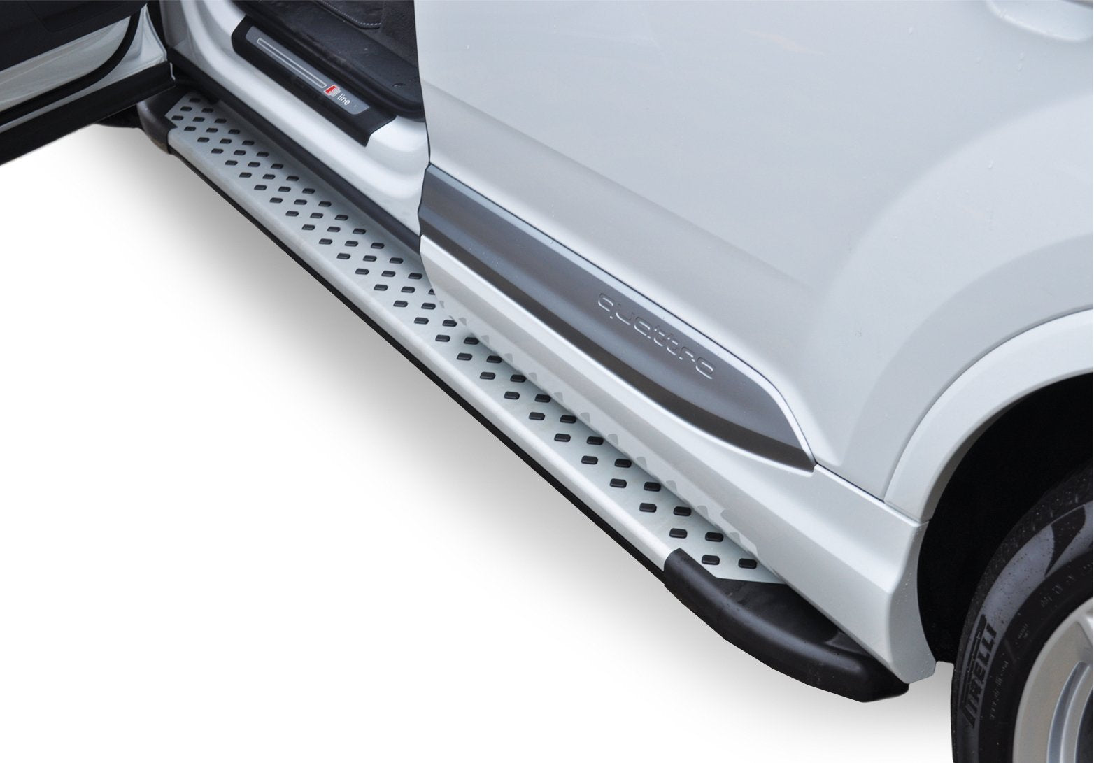 Silver RAL Romik Running Board for Acura/Honda 62108418