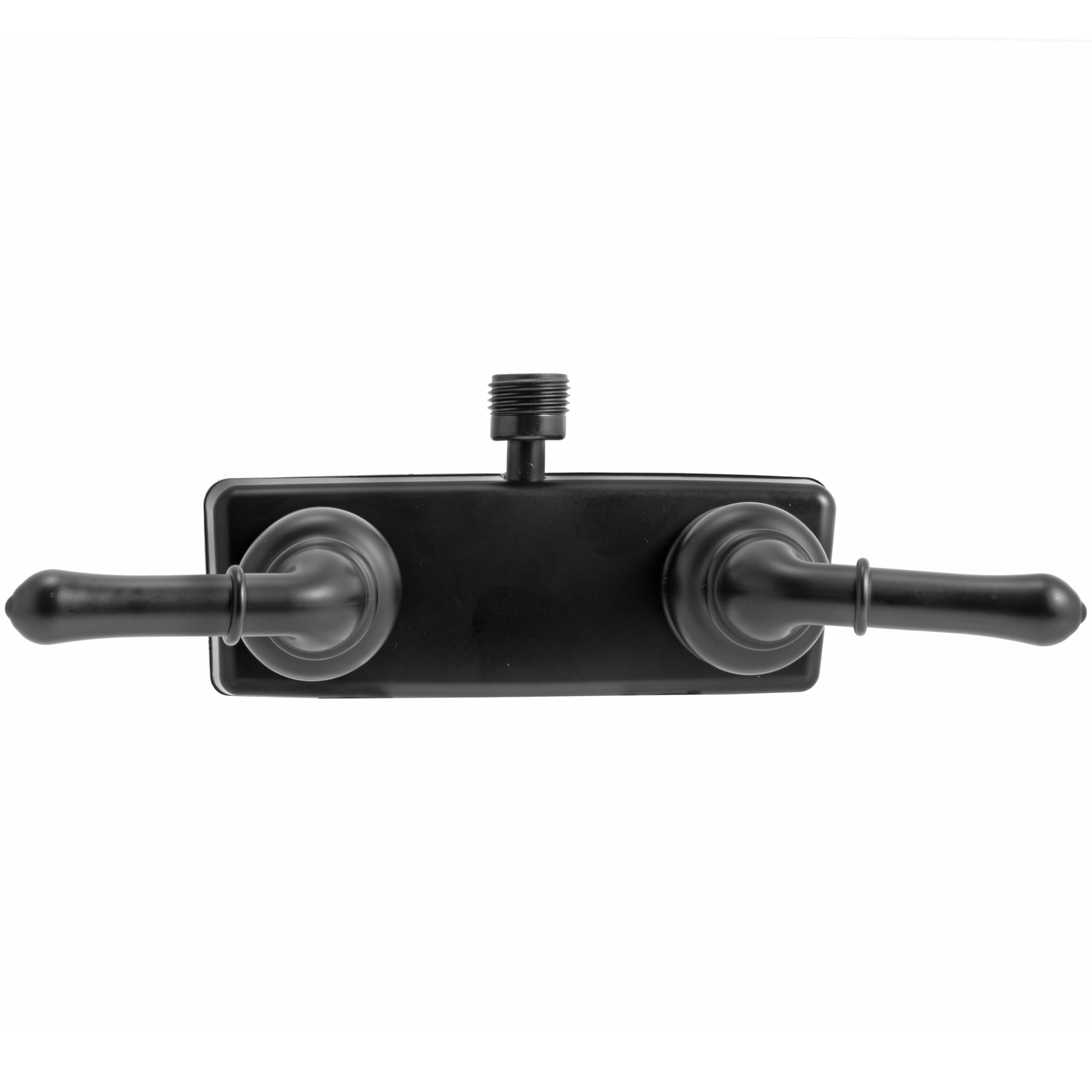Dura Faucet RV Shower Faucet DF-SA100C-MB Valve Diverter with Classical Handles (Matte Black)