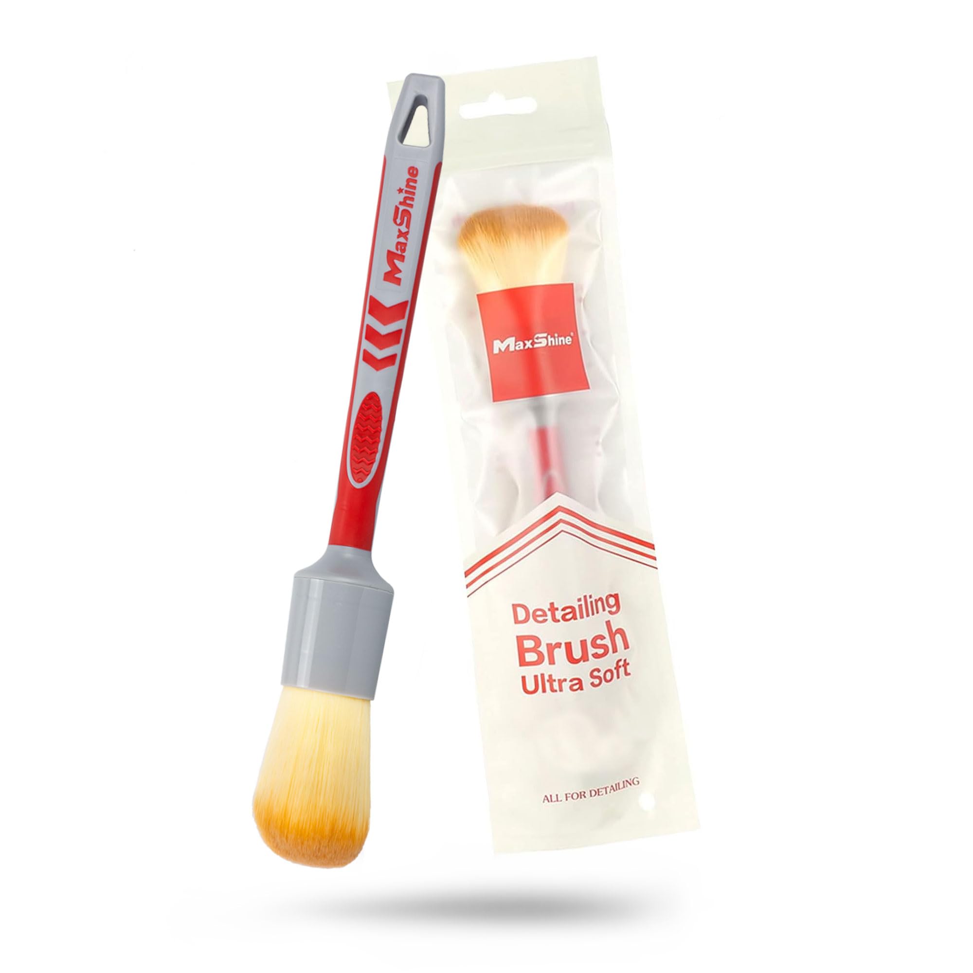 Maxshine Ultra Soft Large #14 Universal Detailing Brush – Professional Brush for Interior, Exterior, Leather Seats, Engine Bay & Wheels – Premium Car Care Detailing Tool