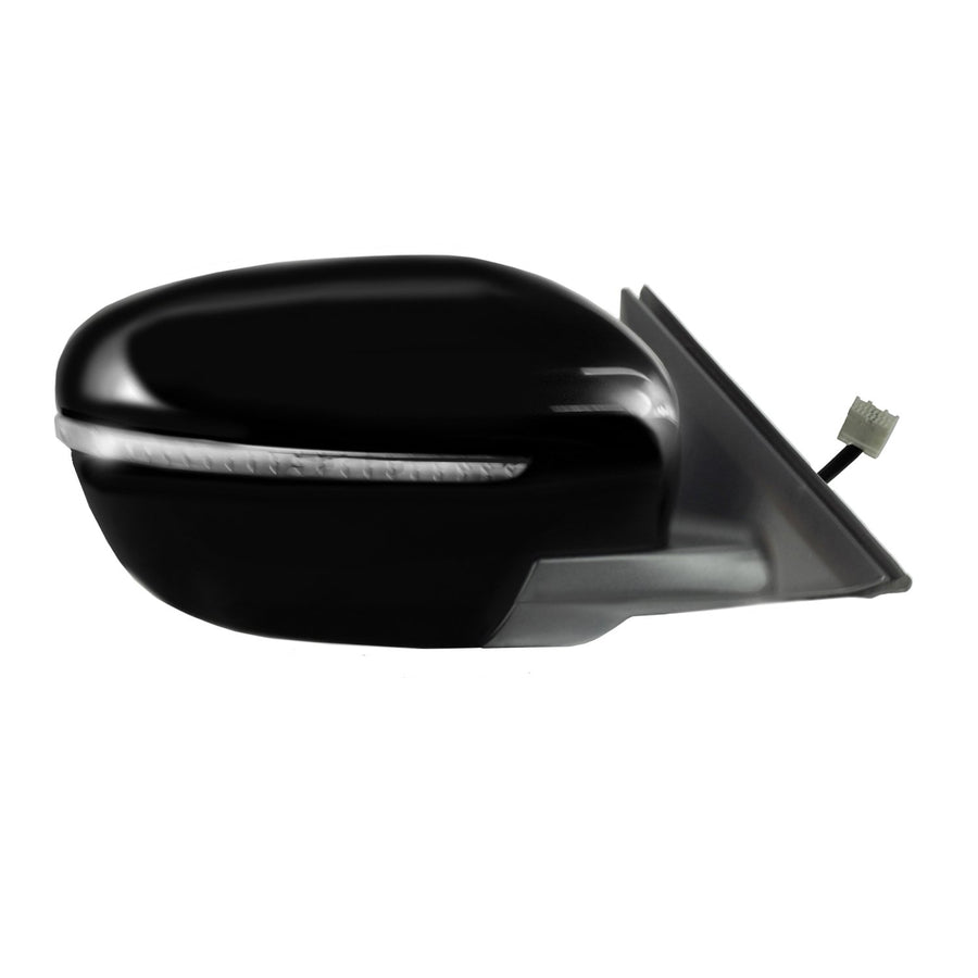 Heated Passenger Side Mirror for Nissan Rogue US built, Japan Built, Korea built, includes Hybrid, Black