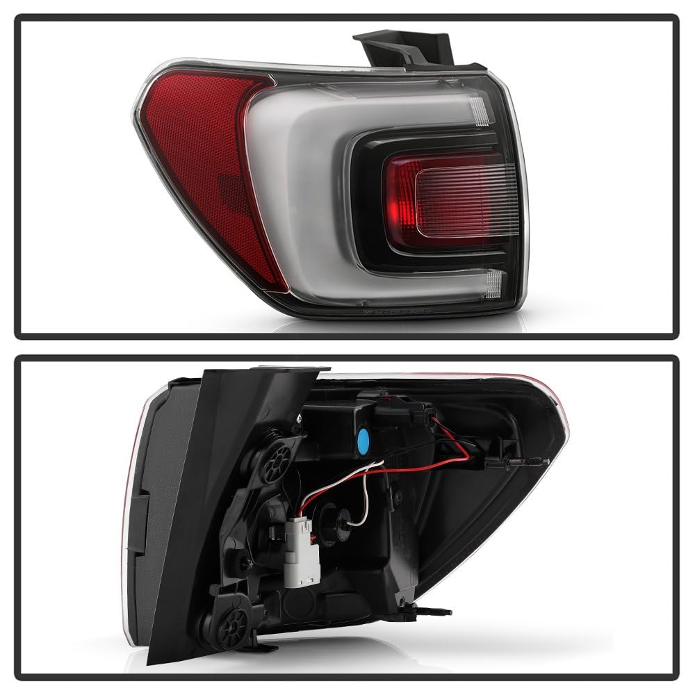 GMC Acadia 17-19 (w/All Terrain Pkg) Spyder (POE) Clear Lens LED Tail Light - OE Outer Left