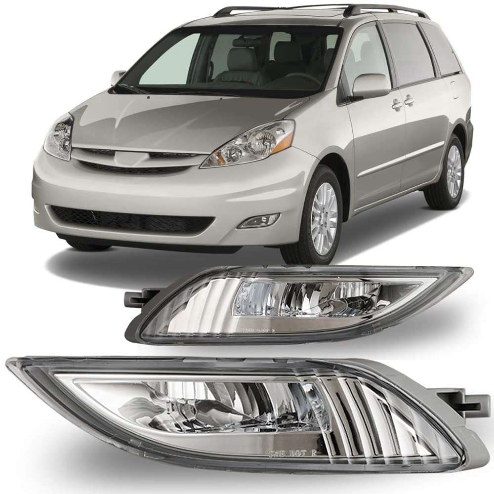 Winjet OEM Series WJ30-0405-09 for [2006-2010 Toyota Sienna] Driving LED Fog Lights + Switch + Wiring Kit