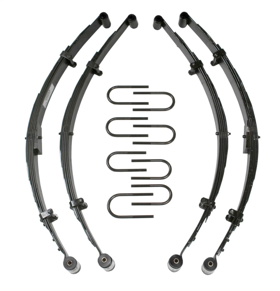 Suspension Lift Kit Skyjacker J32K-N w/Shock Nitro Shocks 2-2.5 in. Lift Incl. Front/Rear Leaf Springs Front/Rear Bushing Kits Front/Rear U Bolt Kits