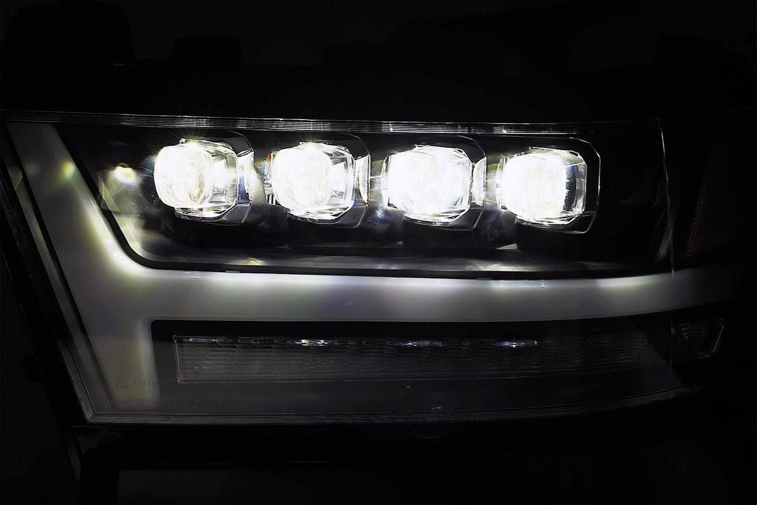 20 Series AlphaRex USA 880517 LED Projector Headlights fits Ram 1500