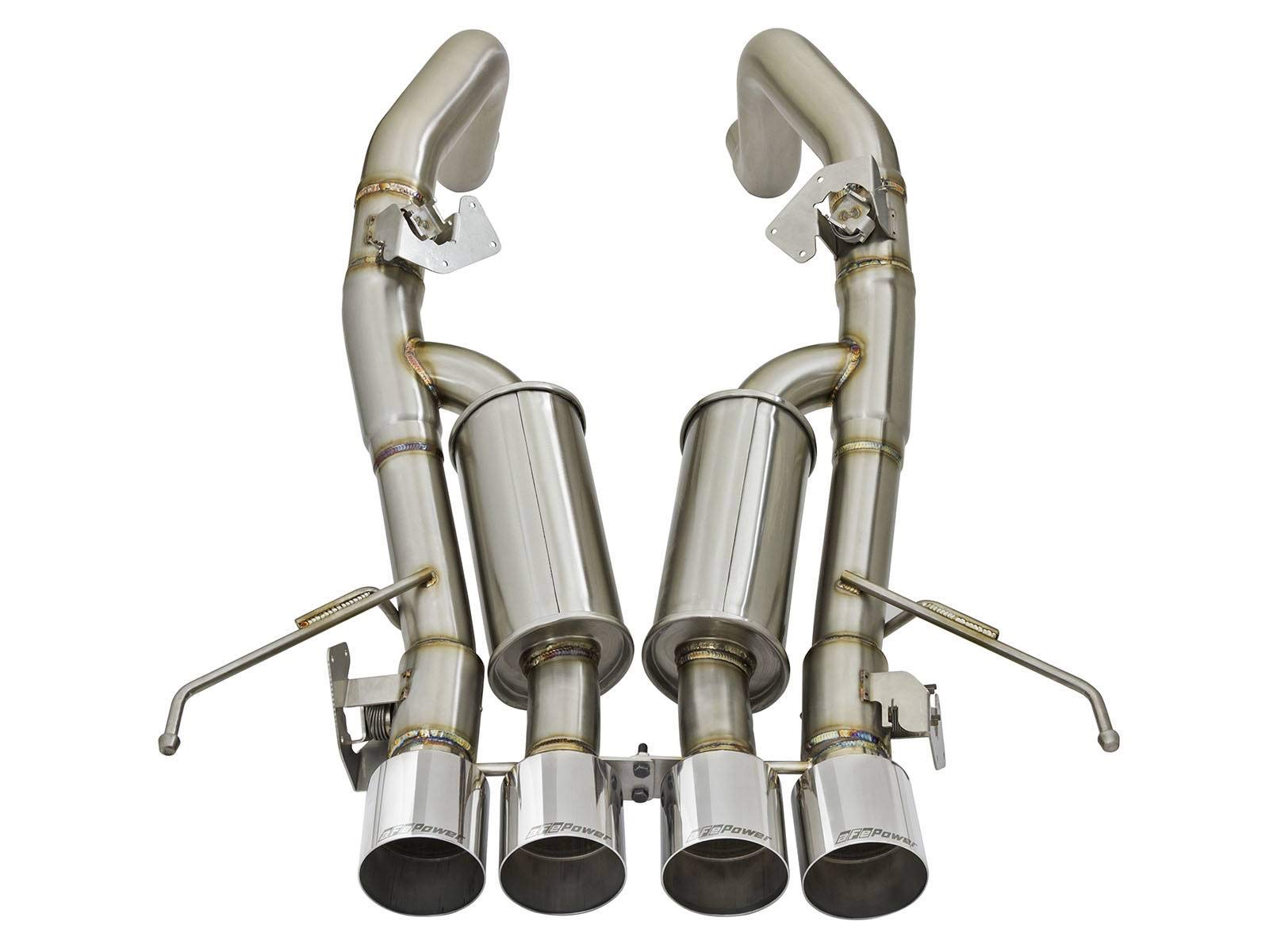 MACH Force-Xp Exhaust System aFe Power (for Chevrolet (3"-2.5", Axle-Back, Stainless Steel))