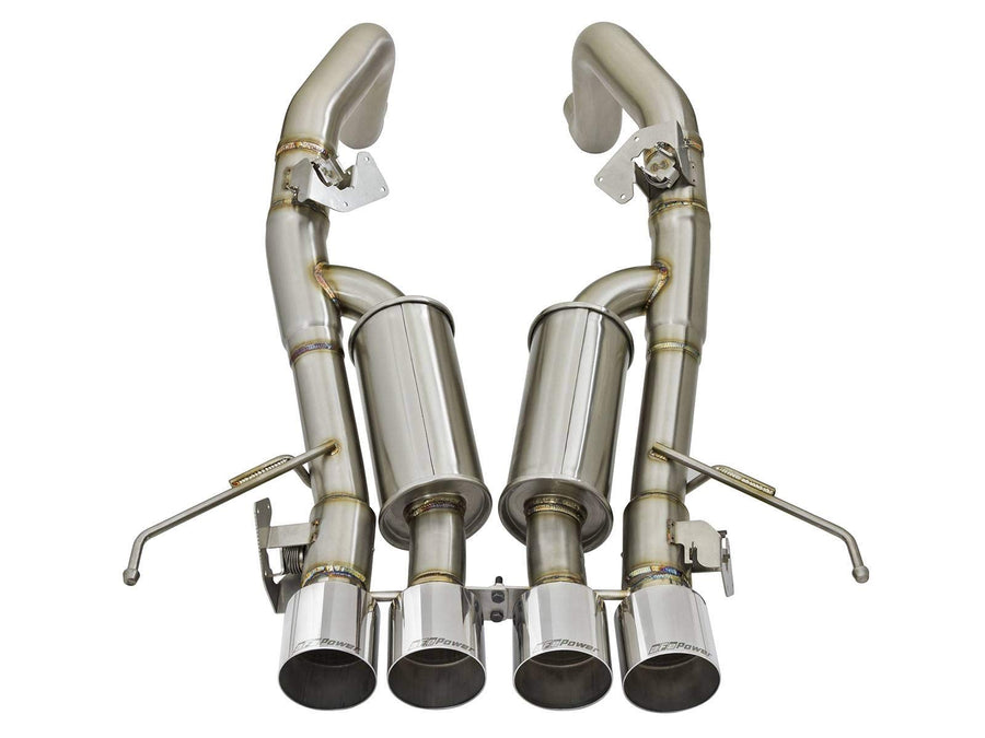 MACH Force-Xp Exhaust System aFe Power (for Chevrolet (3"-2.5", Axle-Back, Stainless Steel))