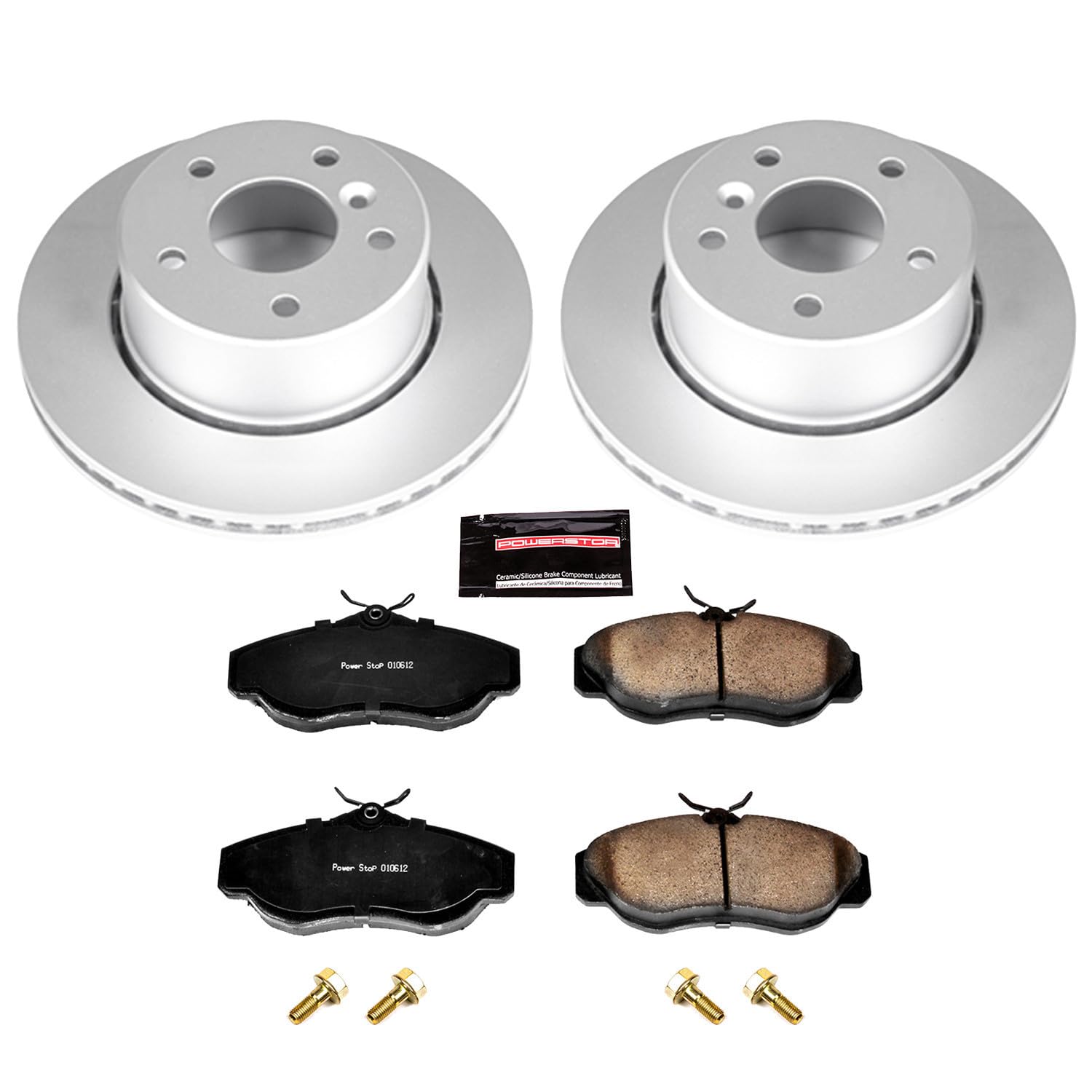 Power Stop Z23 CRK5106 Front Evolution Geomet Coated Brake Kit For Land Rover Discovery 1999-2004 [Model Specific]