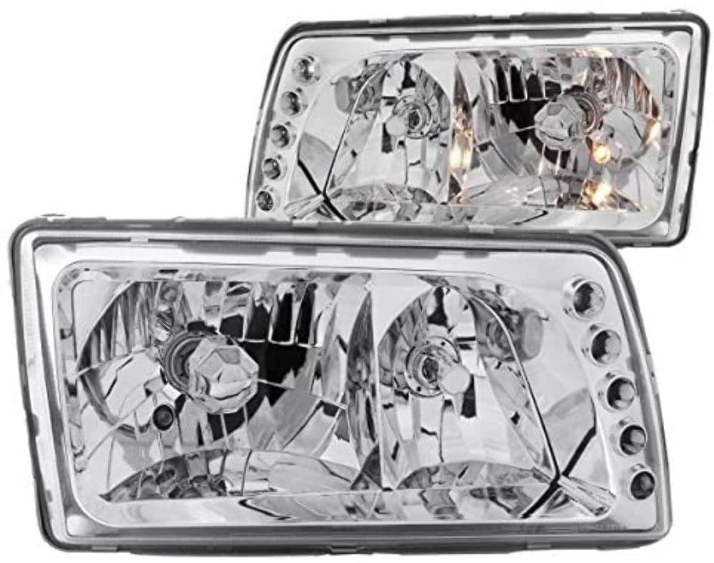 Crystal Headlight Set-Chrome ANZO USA 121157