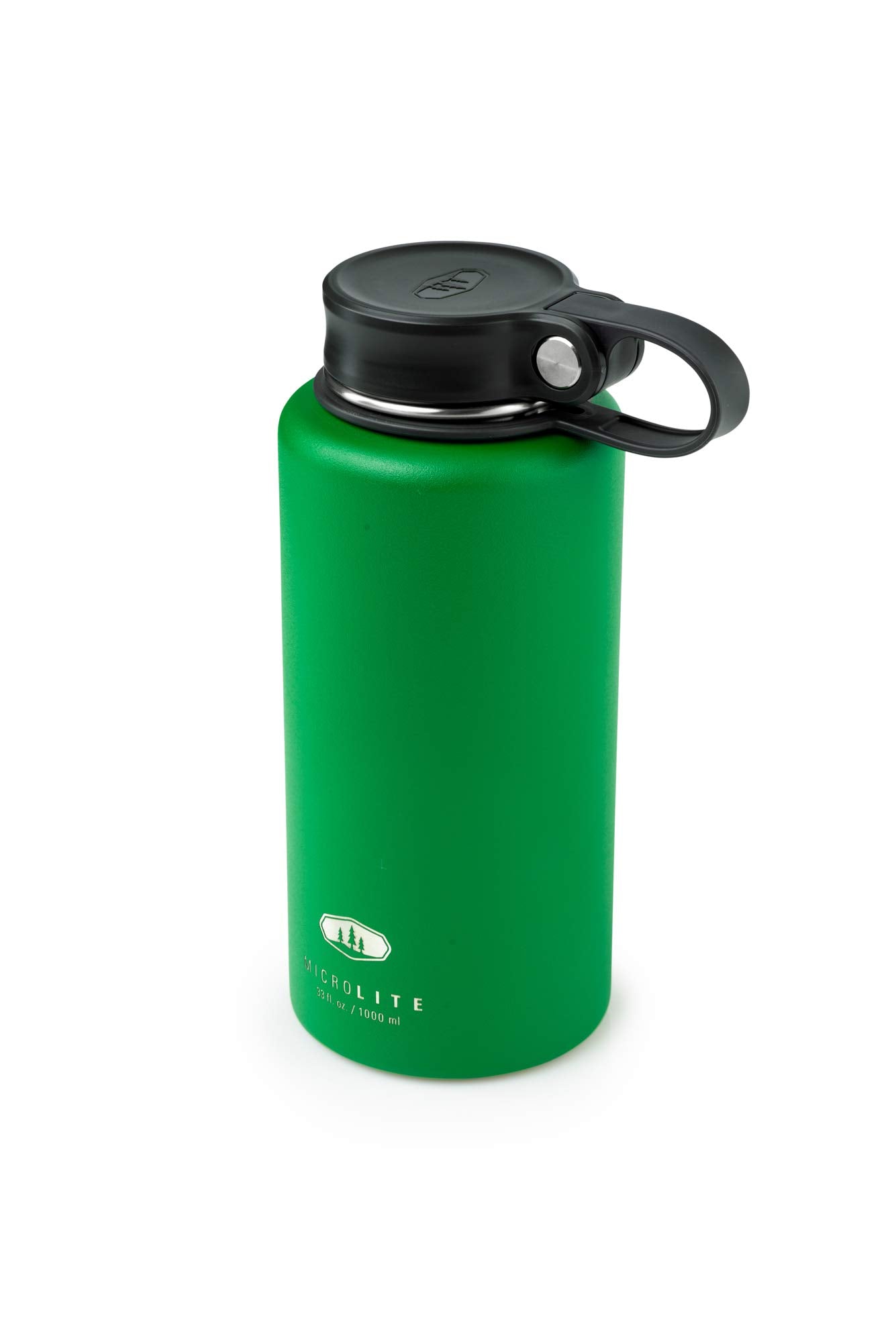 Microlite 1000 Twist GSI Outdoors 33 fl.oz. Vacuum Insulated Stainless Steel Water Bottle, Campsite