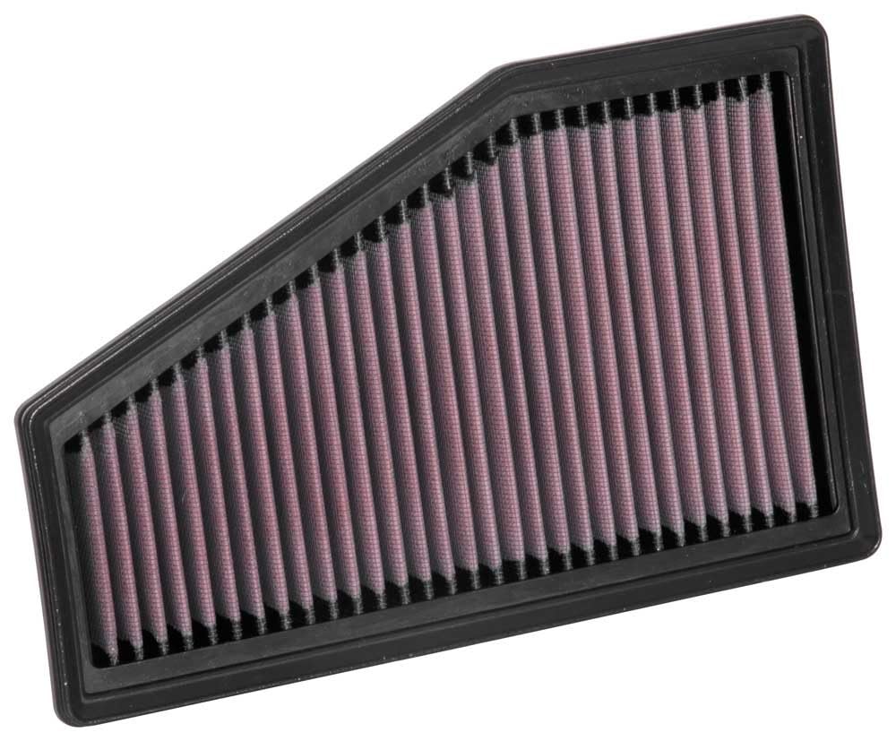 High-Flow K&N Original Lifetime Engine Air Filter: Increase Power: Premium, Washable: Compatible with 2.4L/3.2L 2019-2023 JEEP: Cherokee, 33-5089