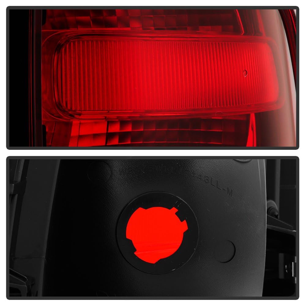 Dodge Ram 2500 19-24 Spyder Big Horn/Tradesman Halogen Black Bezel Red Len Tail Light - OE Set (No Harness)