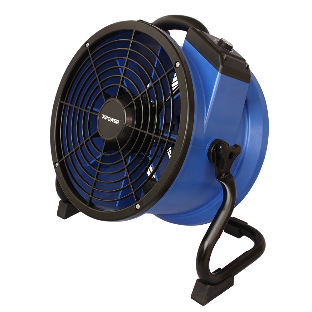 XPOWER Professional X-35AR Heat Resistant Axial Fan for Heated Environments (Does Not Produce Heat), Blue