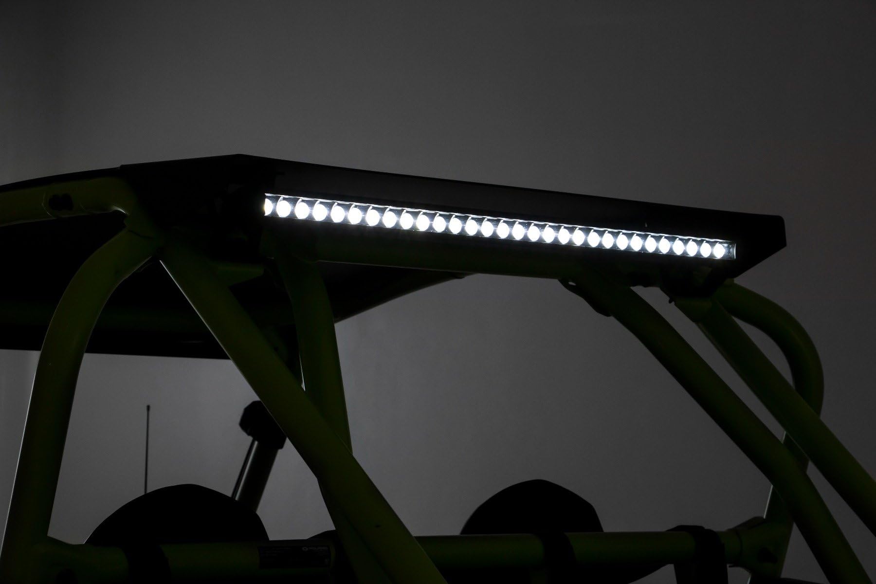 30" Rough Country Rear-Facing Curved LED Light Bar Kit for Polaris RZR XP Turbo S - 150W, 12,000 Lumens, Off-Road UTV Lighting, Spot Beam for Trail & Utility Use