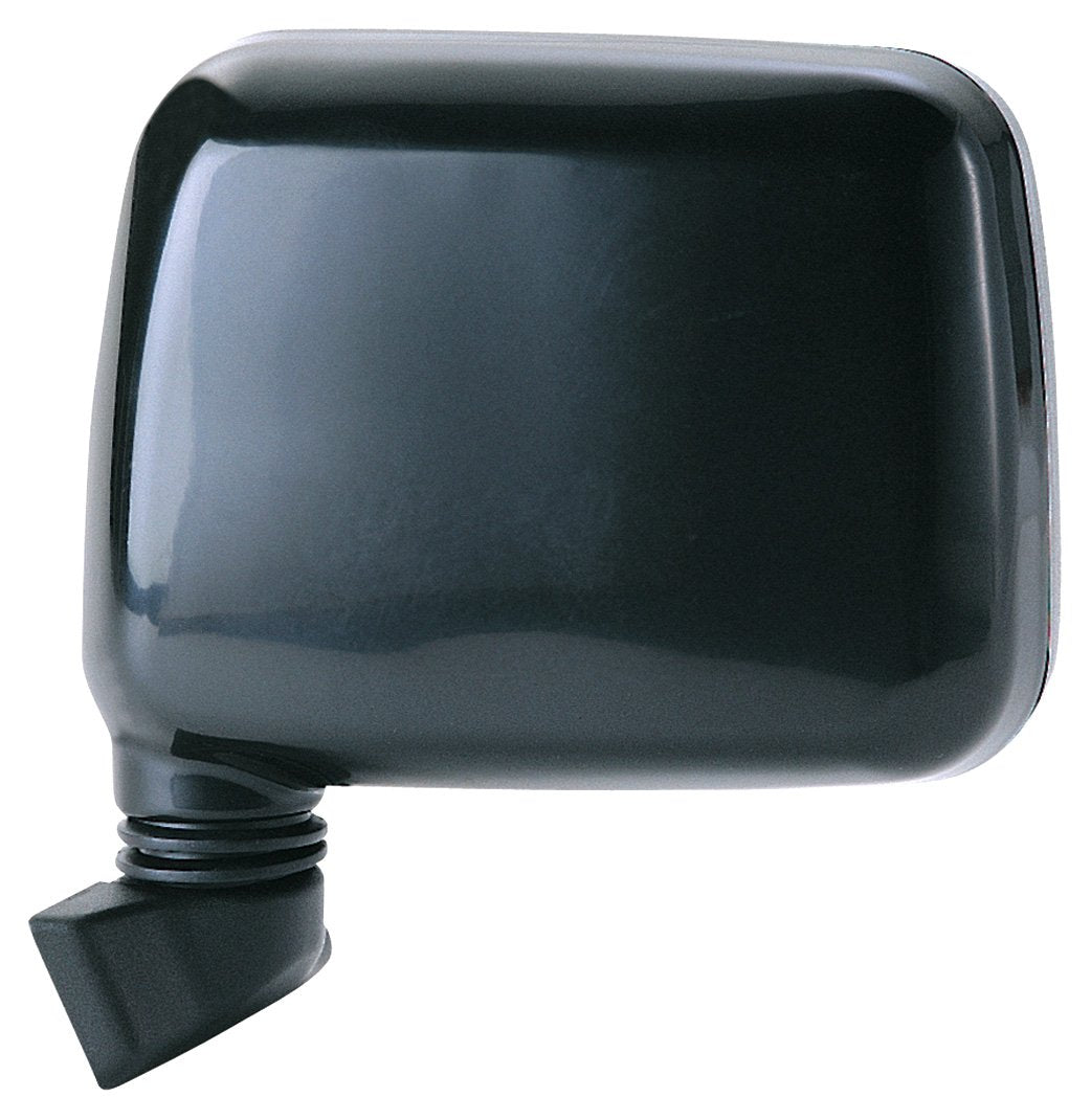 Fit System - Driver Side Mirror 64004I for Isuzu Pick-Up Japan Built, Rodeo, Black, Foldaway, Manual