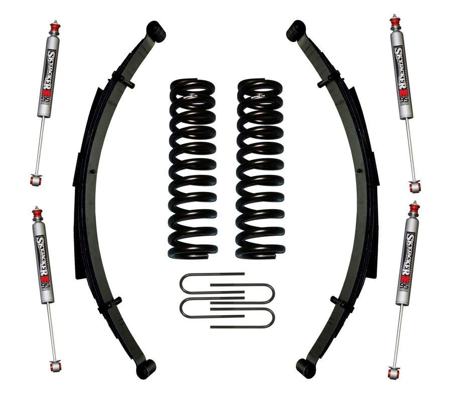 Skyjacker Suspension Lift Kit 176PKS-M w/Shock M95 Performance Shocks 6 in. Lift Incl. Front/Rear Springs Rear U Bolt Kit Sus