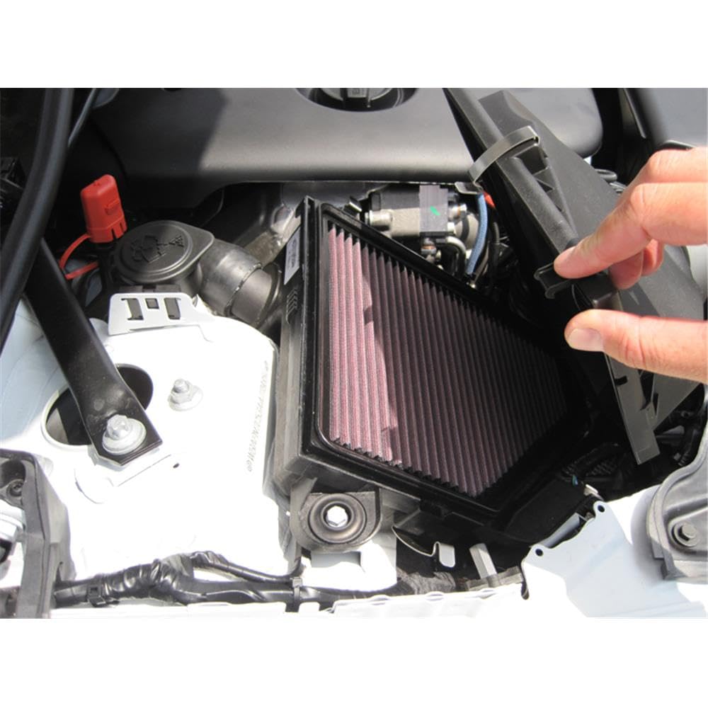 K&N Engine Air Filter: Washable, Increase Power & Acceleration, Replacement Car AirFilter: Compatible 2005-2015 BMW (X1, 16D, 18D, 20D, 25D, 316D, 318D, 320D, 325D, 330D, 335D, 23D, 116D, 118D)33-2942