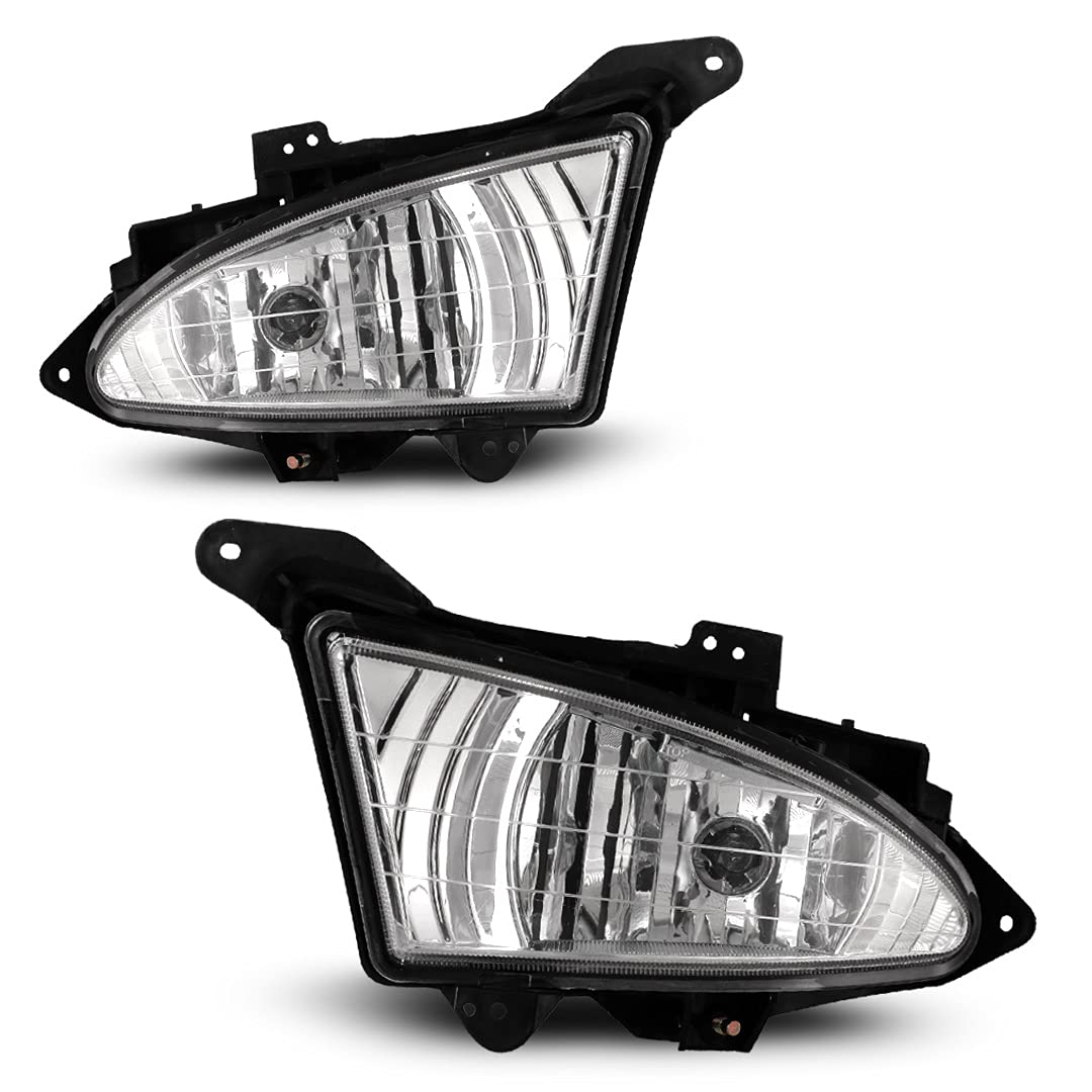 OEM Series Winjet for [2007 2008 2009 2010 Hyundai Elantra] Driving Fog Lights + Switch + Wiring Kit